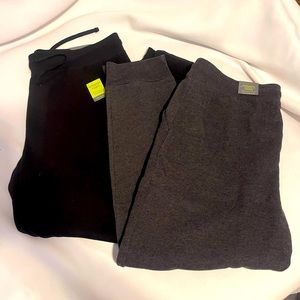 Tek Gear: Joggers Bundle - Ultra Soft Fleece Joggers - 1 Black/1 Grey Sz: XL NWT